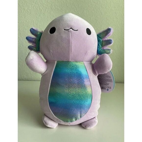 Squishmallows Hug Mees Monica The Axolotl 14” Kellytoy Hug Mee NEW - Picture 1 of 7
